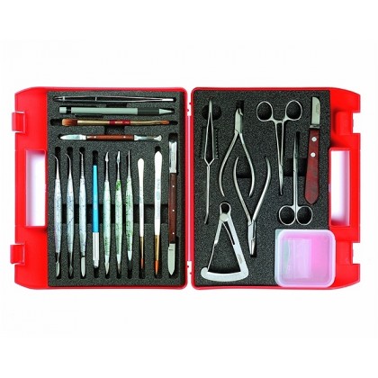 Renfert Deluxe Instrument Set (11540000) - 21 Pieces - Deluxe Dental Technician Tool Kit